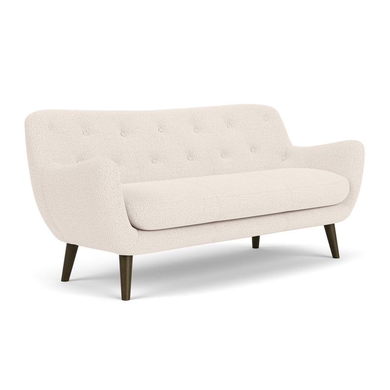 Maya Cream Boucle / Dark Walnut