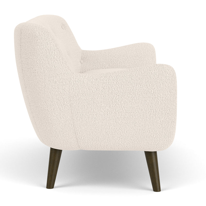Maya Cream Boucle / Dark Walnut