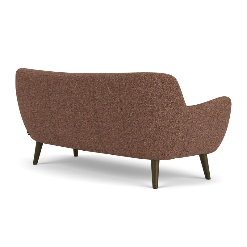 Pebble Rust Boucle / Dark Walnut