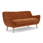 Moss Rust Fabric / Oak