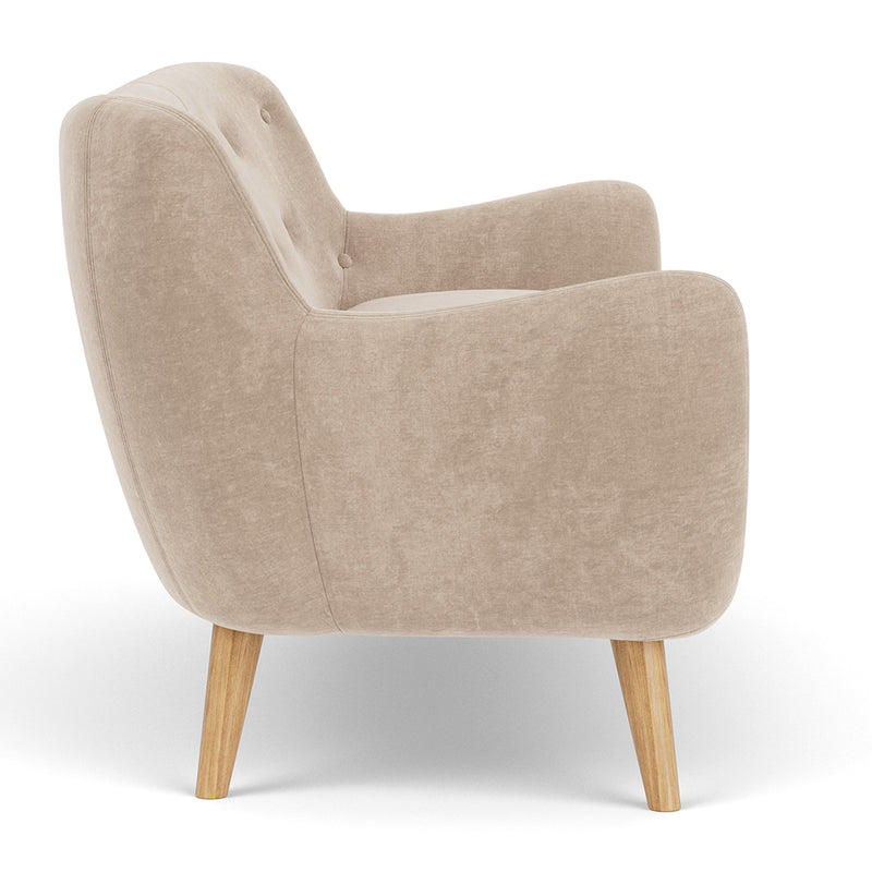 Danny Cream Textured Weave / Oak