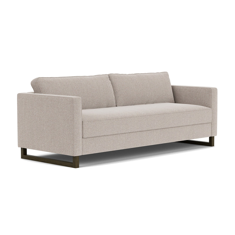 Agnes Brown Textured Weave / Dark Walnut