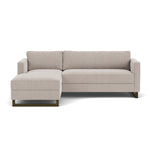 Agnes Brown Textured Weave / Dark Walnut