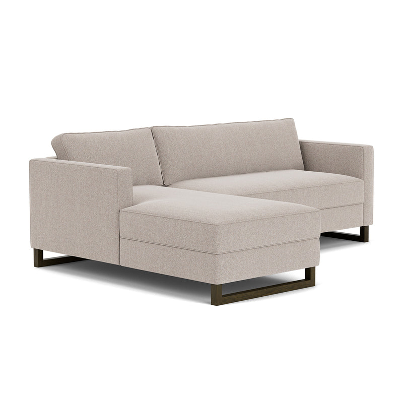 Agnes Brown Textured Weave / Dark Walnut