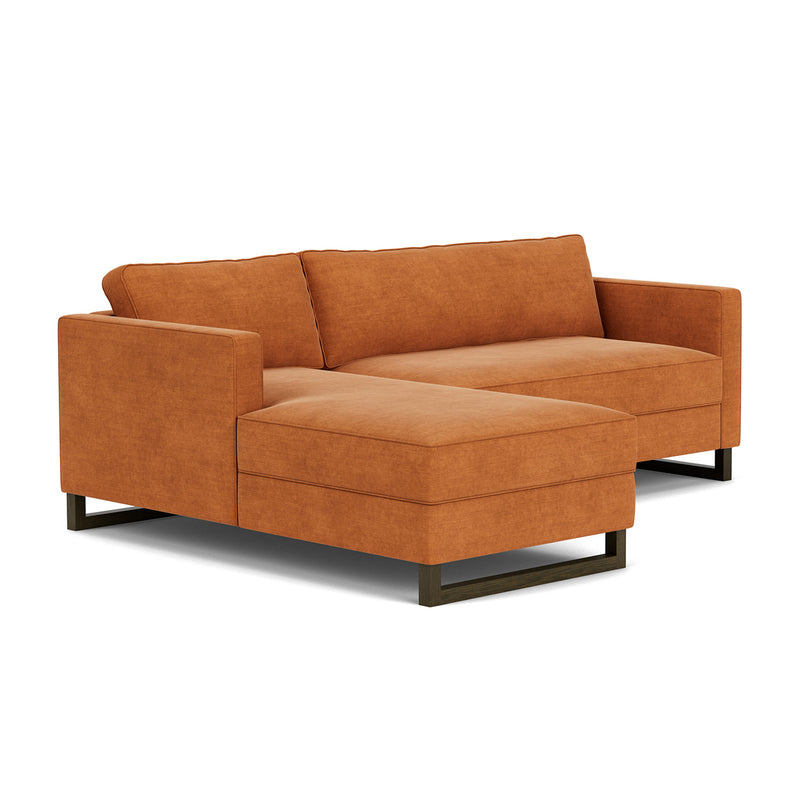 Danny Amber Textured Weave / Dark Walnut