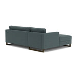 Form Blue Grey Fabric / Dark Walnut