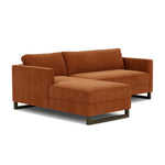 Moss Rust Fabric / Dark Walnut