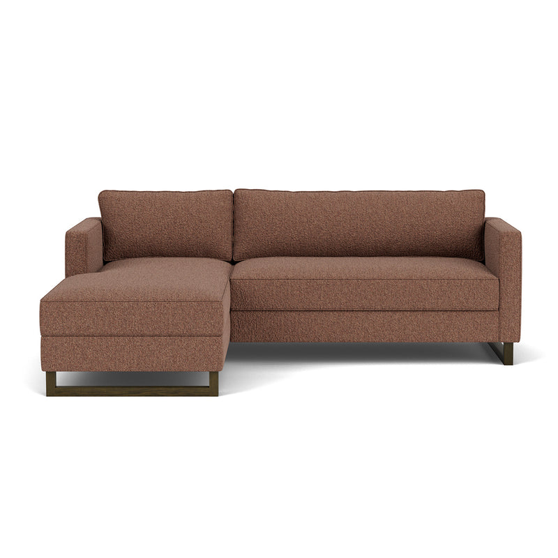 Pebble Rust Boucle / Dark Walnut