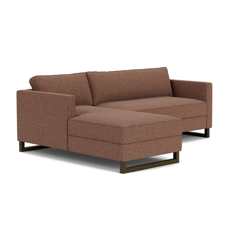 Pebble Rust Boucle / Dark Walnut