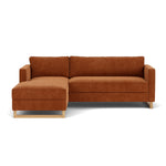 Moss Rust Fabric / Oak