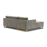 Planet Grey Green Fabric / Oak