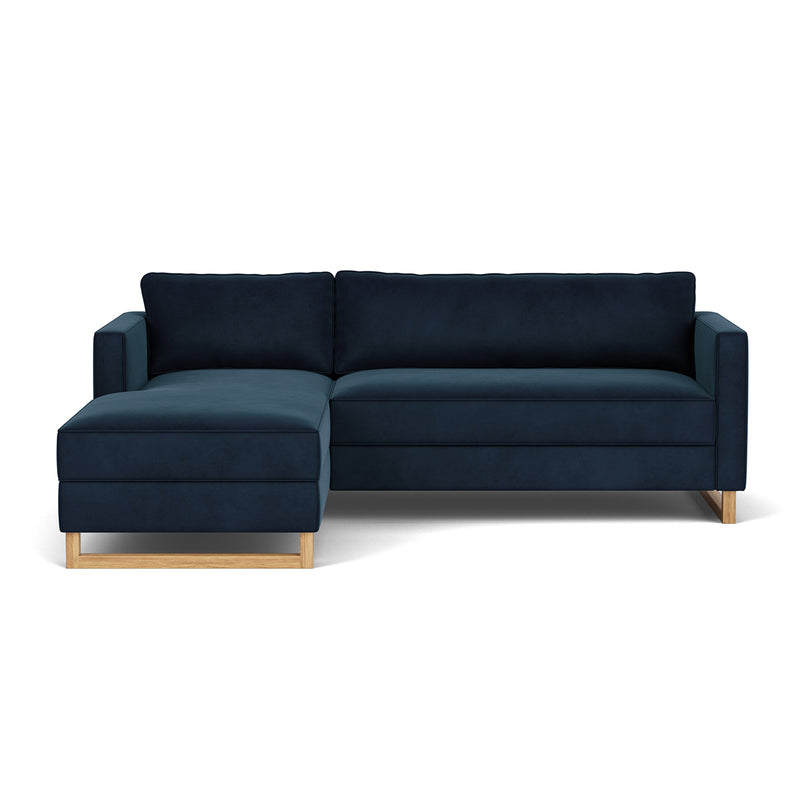 Lux Navy Velvet / Oak