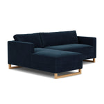 Lux Navy Velvet / Oak