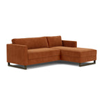 Moss Rust Fabric / Dark Walnut