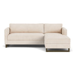 Vega Cream Textured Weave / Dark Walnut