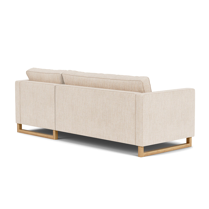 Vega Cream Textured Weave / Oak