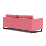 Firenze Bubblegum Fabric / Dark Walnut