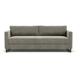 Planet Grey Green Fabric / Dark Walnut