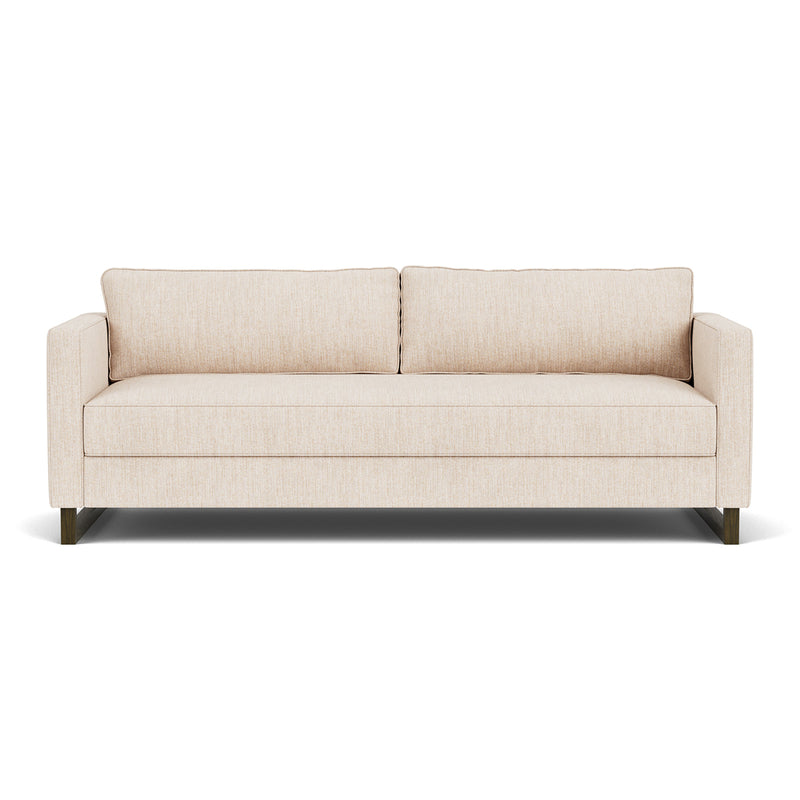Vega Cream Textured Weave / Dark Walnut