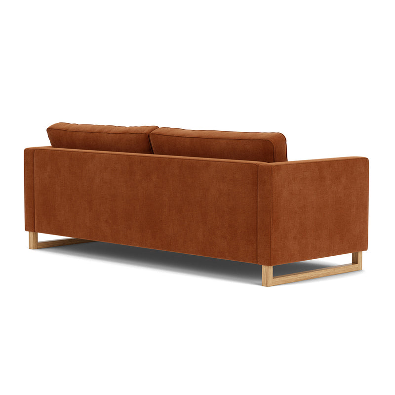 Moss Rust Fabric / Oak