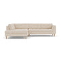 Nelson Left Corner Sofa - Pasha Dune Boucle / Oak