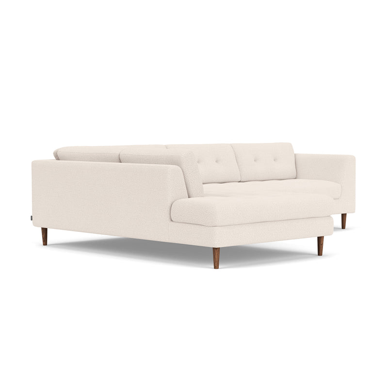 Maya Cream Boucle / Walnut Natural