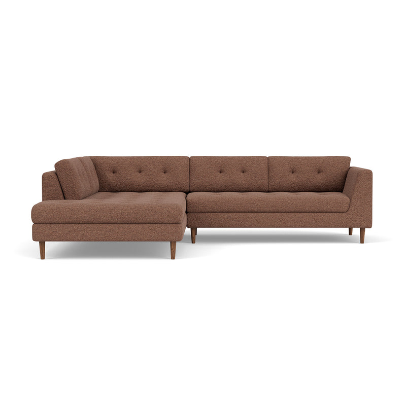 Pebble Rust Boucle / Walnut Natural