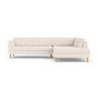 Nelson Right Corner Sofa - Maya Cream Boucle / Oak
