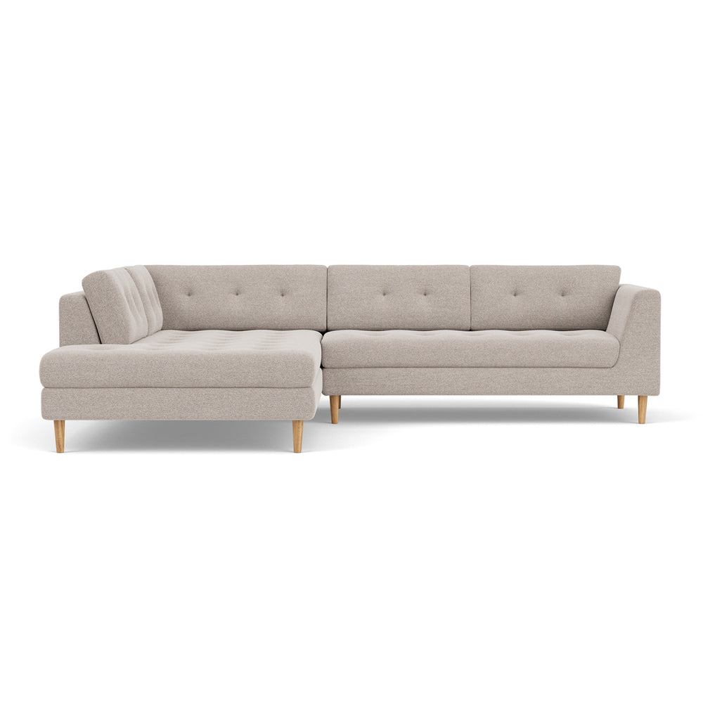Agnes Brown Textured Weave / Oak