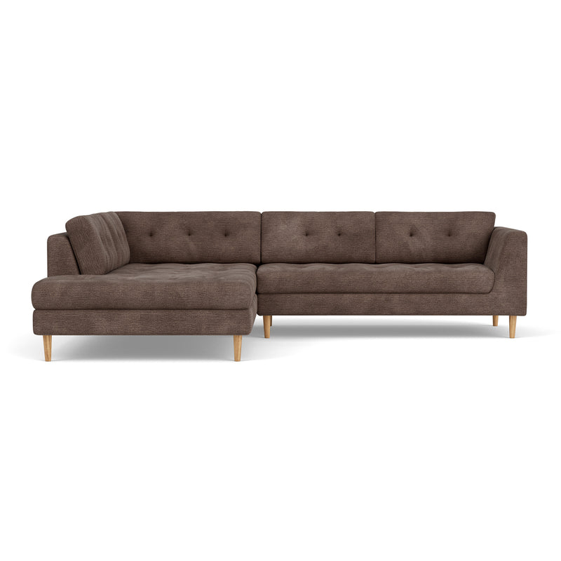 Aulla Cacao Textured Weave / Oak