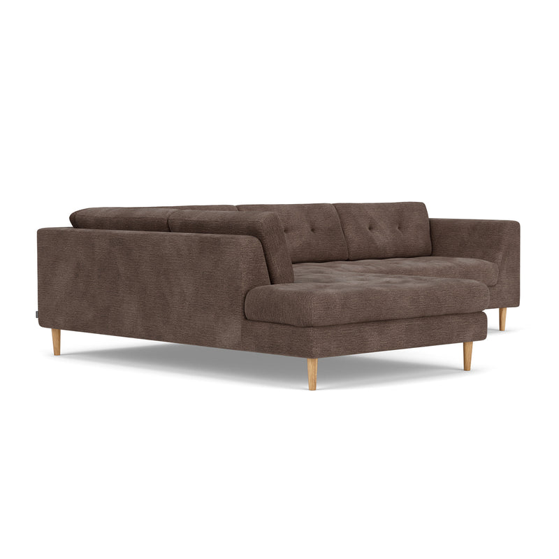 Aulla Cacao Textured Weave / Oak