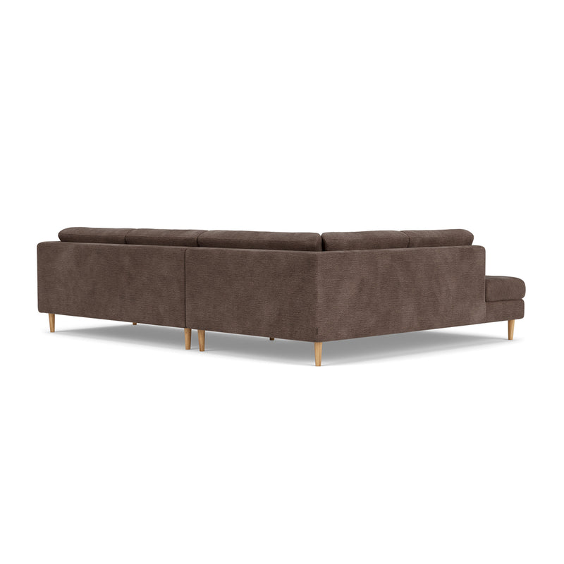 Aulla Cacao Textured Weave / Oak