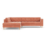 Danny Dusty Rose Textured Weave / Oak