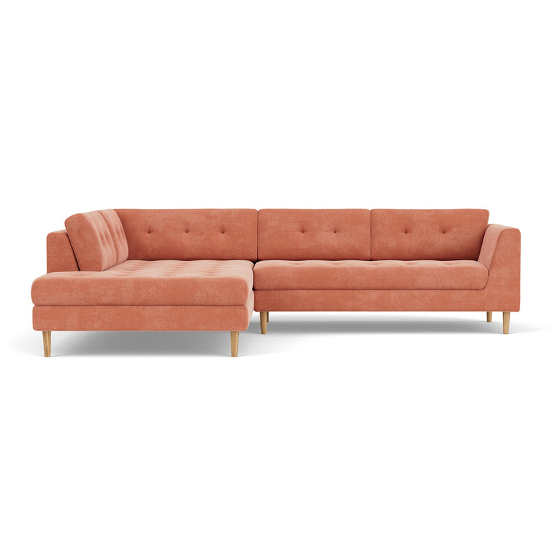 Danny Dusty Rose Textured Weave / Oak
