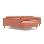 Danny Dusty Rose Textured Weave / Oak