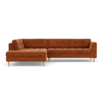 Moss Rust Fabric / Oak