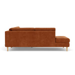 Moss Rust Fabric / Oak