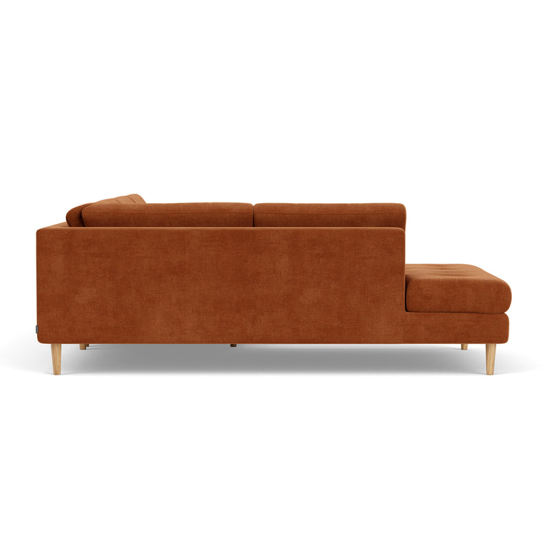 Moss Rust Fabric / Oak