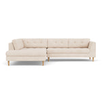 Vega Cream Textured Weave / Oak