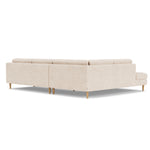 Vega Cream Textured Weave / Oak