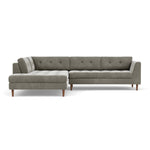 Planet Grey Green Fabric / Walnut Natural