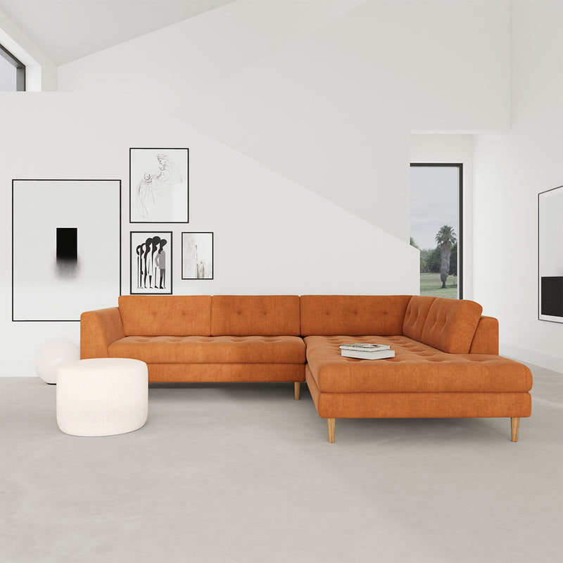 Danny Amber Textured Weave / Oak