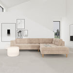 Danny Cream Textured Weave / Oak