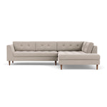 Agnes Brown Textured Weave / Walnut Natural