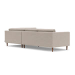 Agnes Brown Textured Weave / Walnut Natural