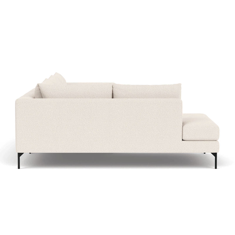 Maya Cream Boucle / Black Metal