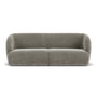 Paula 3 Seater Sofa - Planet Grey Green Fabric