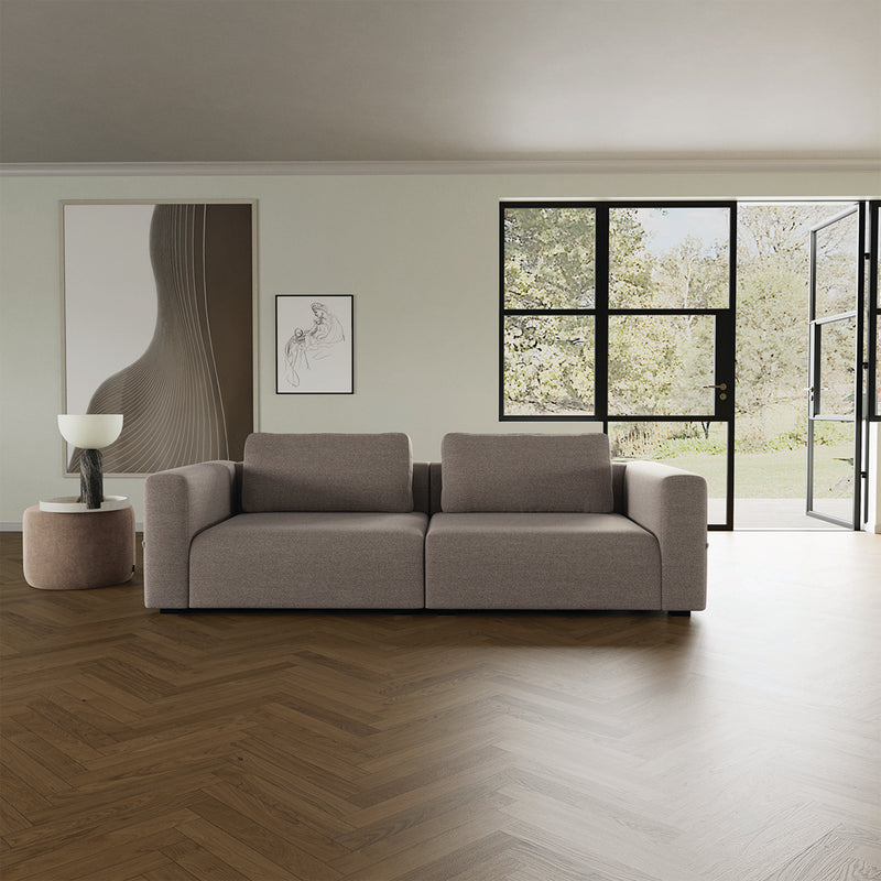 Agnes Brown Textured Weave
