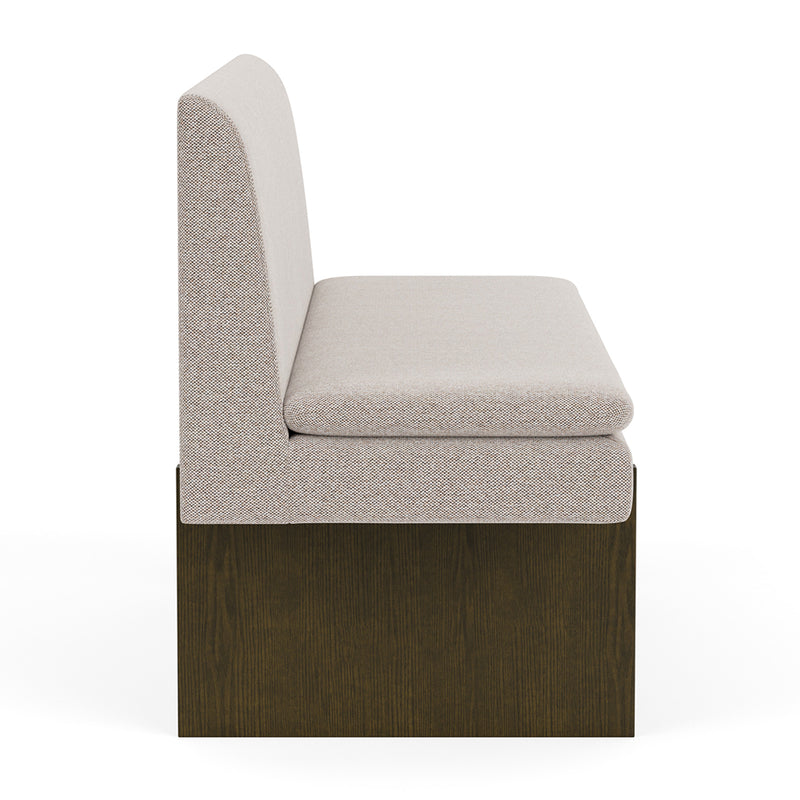 Agnes Brown Textured Weave / Dark Walnut