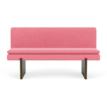 Firenze Bubblegum Fabric / Dark Walnut